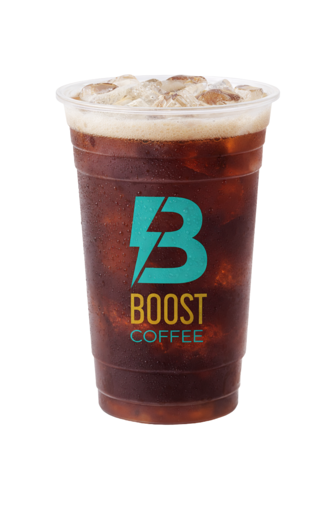 Boost drive thru coffee and energy drinks menu iced cold brew
