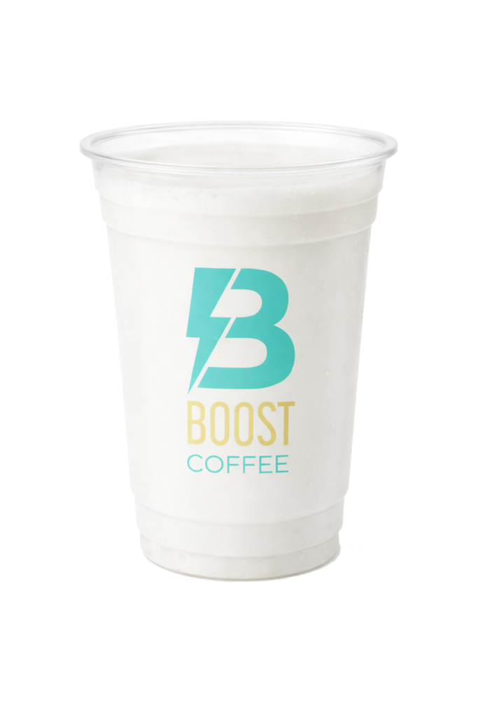 Boost drive thru coffee and energy drinks menu kids milk