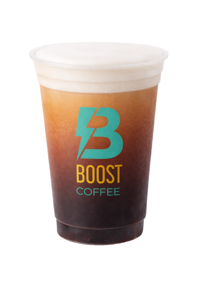 Boost drive thru coffee and energy drinks menu nitro cold brew