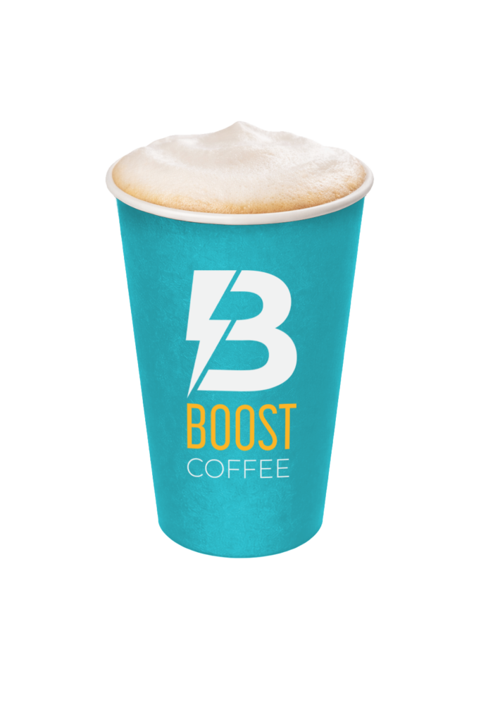 boost coffee hot cappuccino