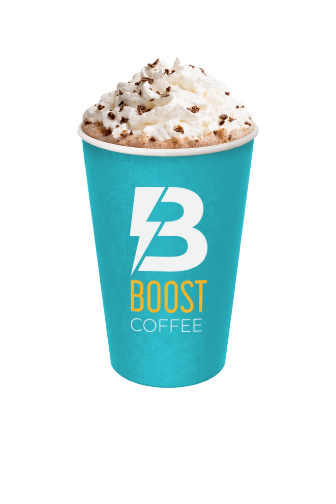 boost coffee hot chocolate