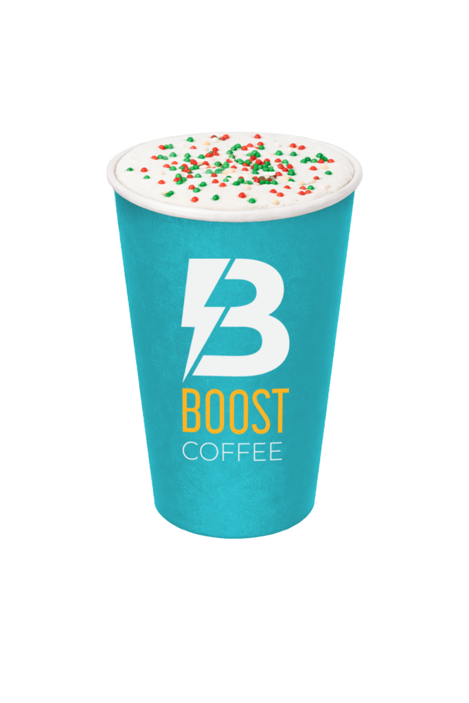boost coffee hot cupcake latte